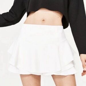 NWT Zara mini layered skort